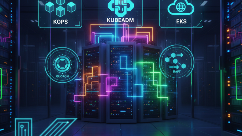 Kubernetes Cluster Setup Explained | Kops, Kubeadm, EKS + Quorum & RAFT