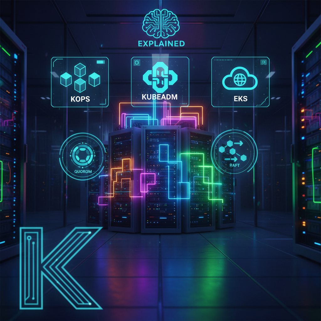 Kubernetes Cluster Setup Explained | Kops, Kubeadm, EKS + Quorum & RAFT