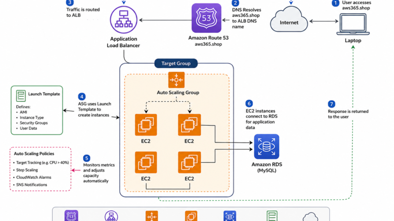 Real-World AWS Auto Scaling Setup | Watch EC2 Scale Automatically Under Load
